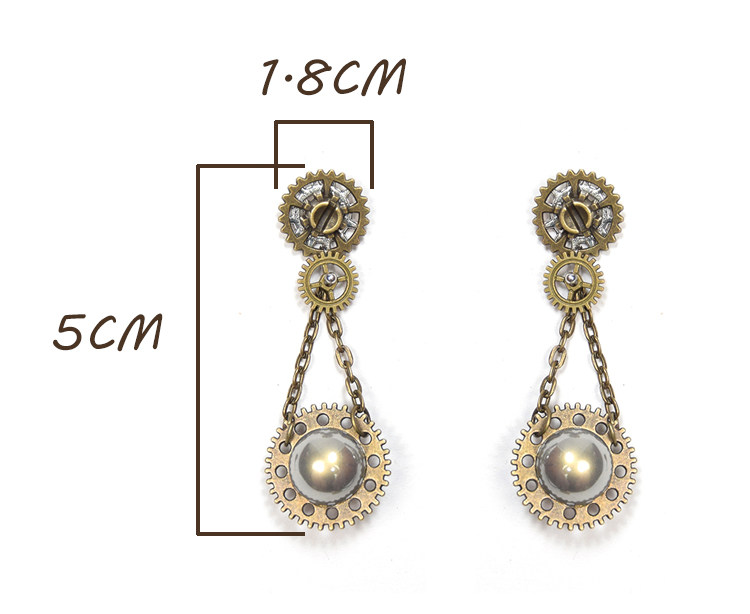 Lord of the Mysteries Sharon series faux pearl earrings detail image 11