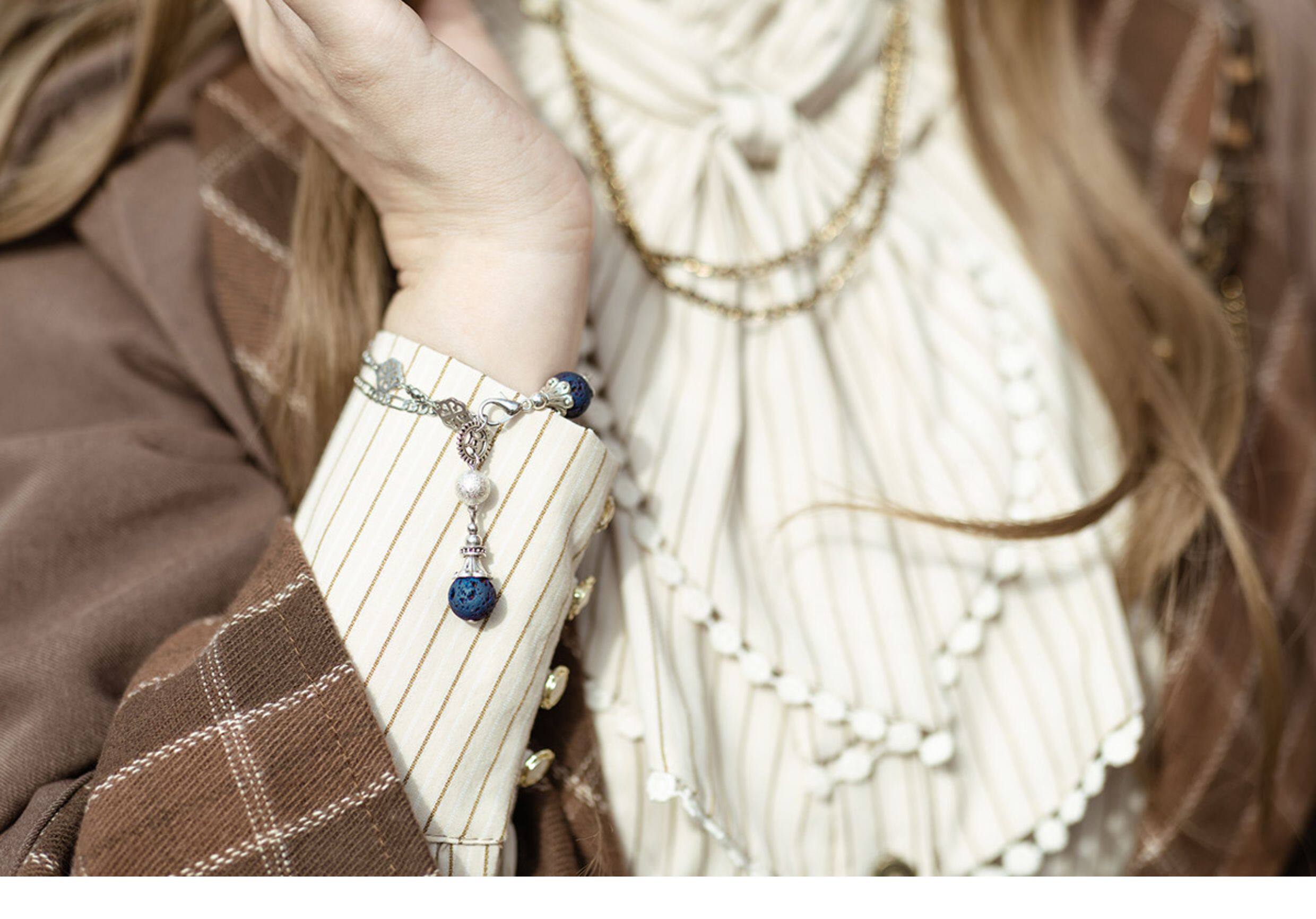 Lord of the Mysteries x Steamland Fors Spirit World Stone bracelet detail image 20