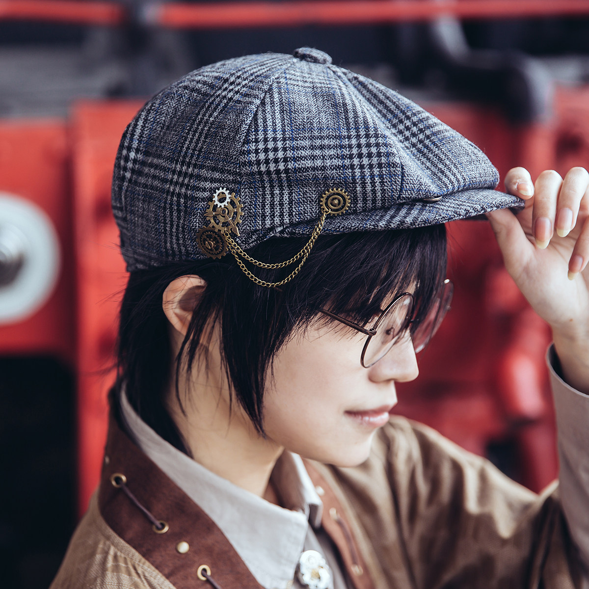 women's newspaper boy hat