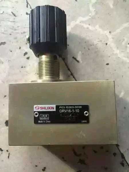 Shanghai Lixin Plate one-way throttle valve DRV10-1-10 2 throttle valve DRV-12 16 20 DRVP-6