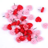 富尼 Topo Diy Custom Photo Pink Creative Color Heart -форма в форме мультфильма декоративная фотостема цвета