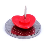 富尼 Topo Diy Custom Photo Pink Creative Color Heart -форма в форме мультфильма декоративная фотостема цвета