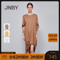 (Parent-Child Series) JNBY Jiangnan cloth autumn temperament skirt irregular long dress 5I4500360