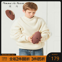 Pomme Peng Horse Autumn New Youth Warm Knitted Pullover AI9822010
