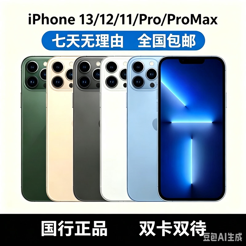 APPLE iPhone 13 Chinese Version 5g Original Genuine 12/11 Pro Max Suitable for Backup Phone