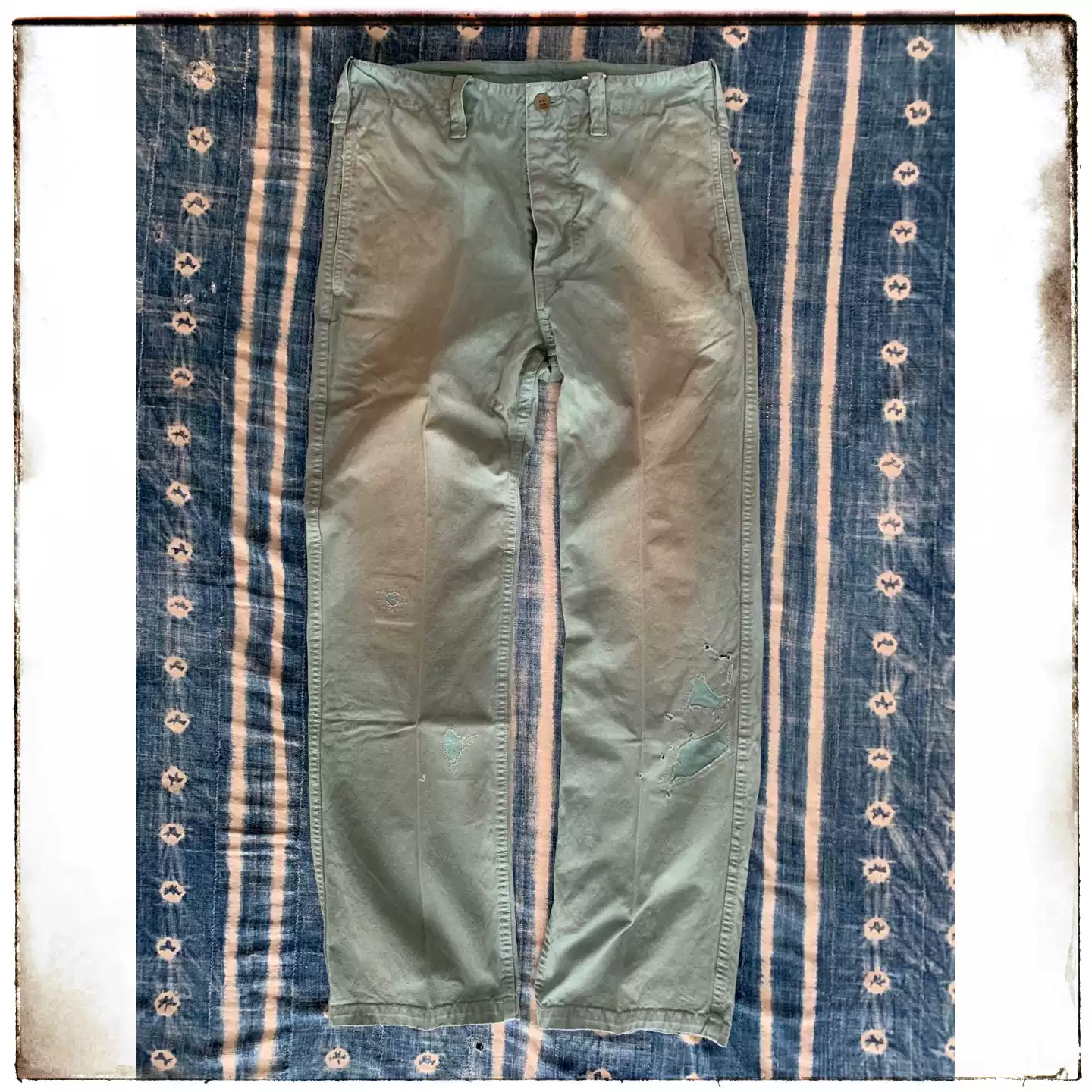 现货VISVIM 21SS GIFFORD PANTS DMGD 做旧水洗破坏低腰休闲裤-淘宝