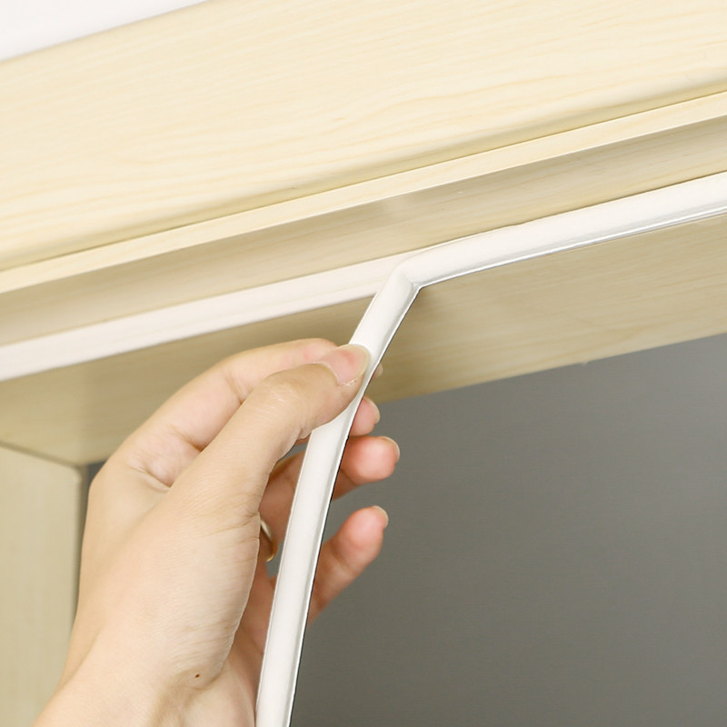 Door and window sealing strip slit sealing strip window glass soundproof strip Self-adhesive door slit wall corner line glued table corner sticker