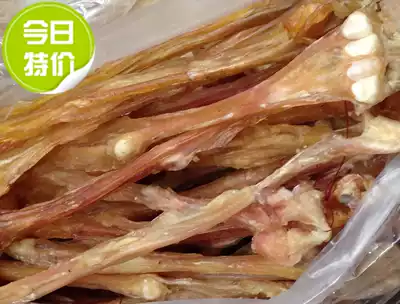Extra-large beef tendons, large hoof tendons, large 1kg of light dry bulk beef hamstring, beef dried food