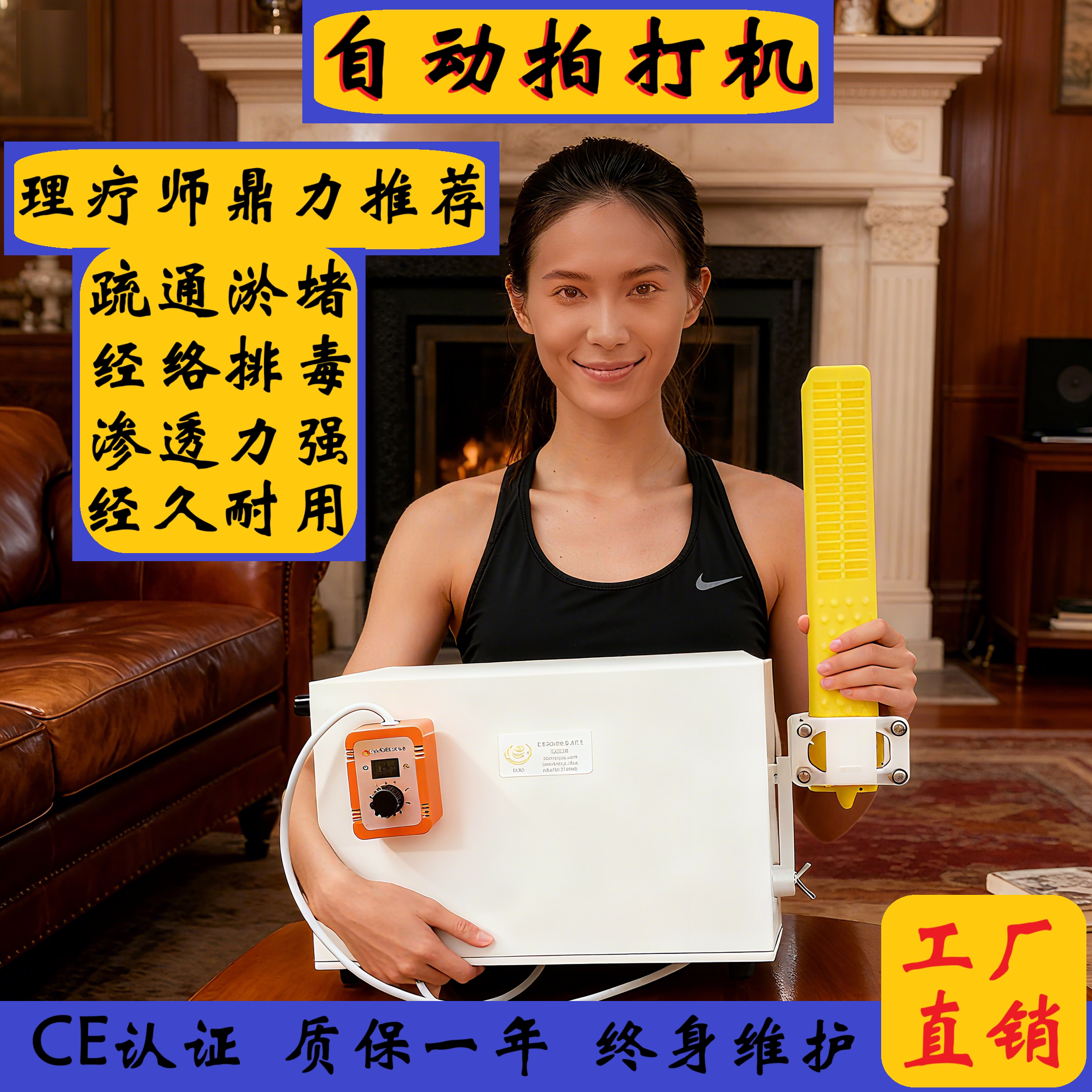 自动拍打机 负离子磁疗红外线按摩棒 电脑式经络拍打机-Taobao-Tmall
