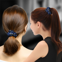 Head rope female Korean simple head flower hair circle hair rope hair accessories summer dish hair holster jewelry hair rope tie scalp tendons