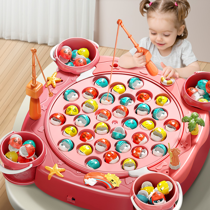 Fishing Toys Children Puzzle 2-3-year-old electric 1 baby Two and a half magnetic three Morning teach 4 little girl 6 Boy-Taobao