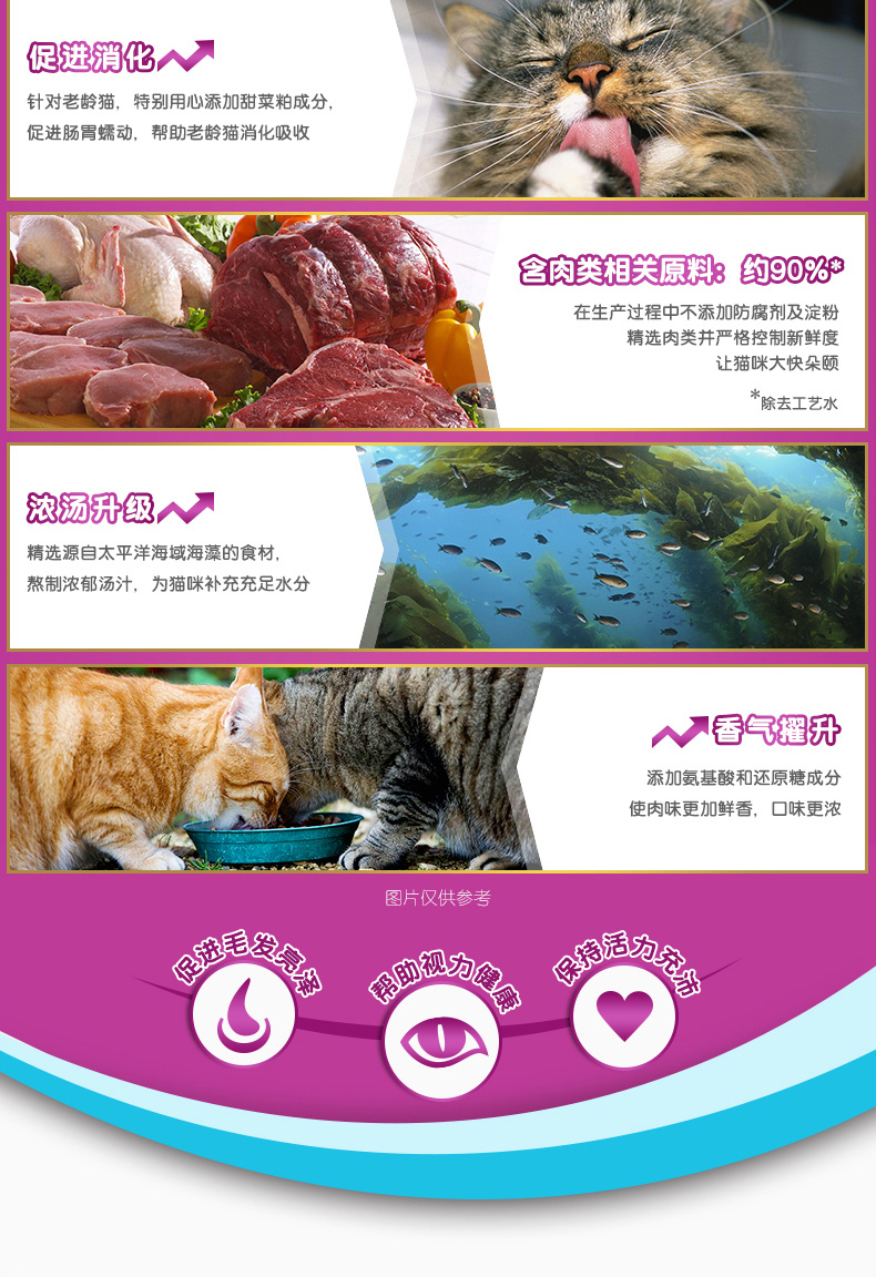 Thức ăn cho mèo Weijia gói tươi tuyệt vời 24 túi mèo già mèo cao cấp mèo đóng hộp thức ăn ướt vào mèo cưng mèo cá ăn nhẹ container đầy đủ - Đồ ăn nhẹ cho mèo hạt nutrience