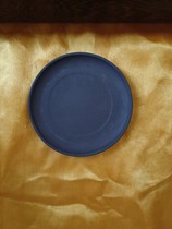 1990s Yixing purple sand plate raw black material old tea tray tea set set plate