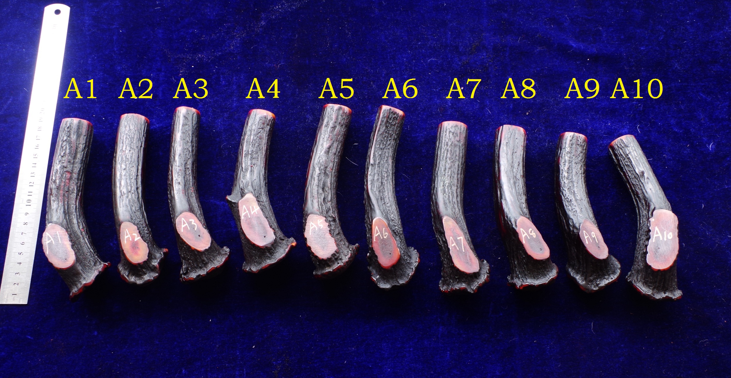 (No)American Amber Water Deer Horn~Corner~Game Handle~Game Handle~