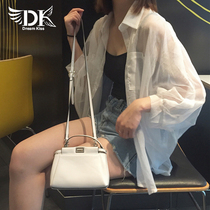 Swimsuit coat bikini blouse tulle can be used in water white sunscreen womens beach outside wear perspective shirt