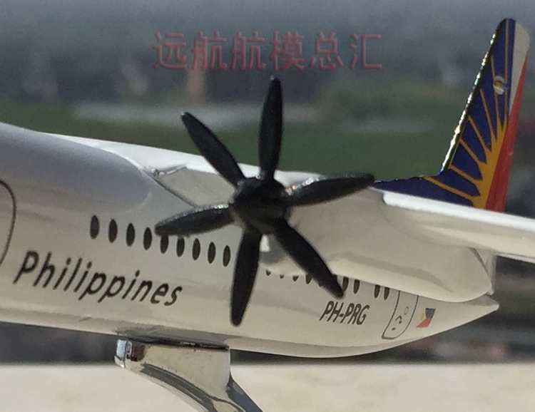 Đặc biệt cung cấp tĩnh mô phỏng máy bay mô hình Philippine Airlines Fokker FK50 cánh quạt máy bay chở khách trang trí 16 CM mohinhcaocap