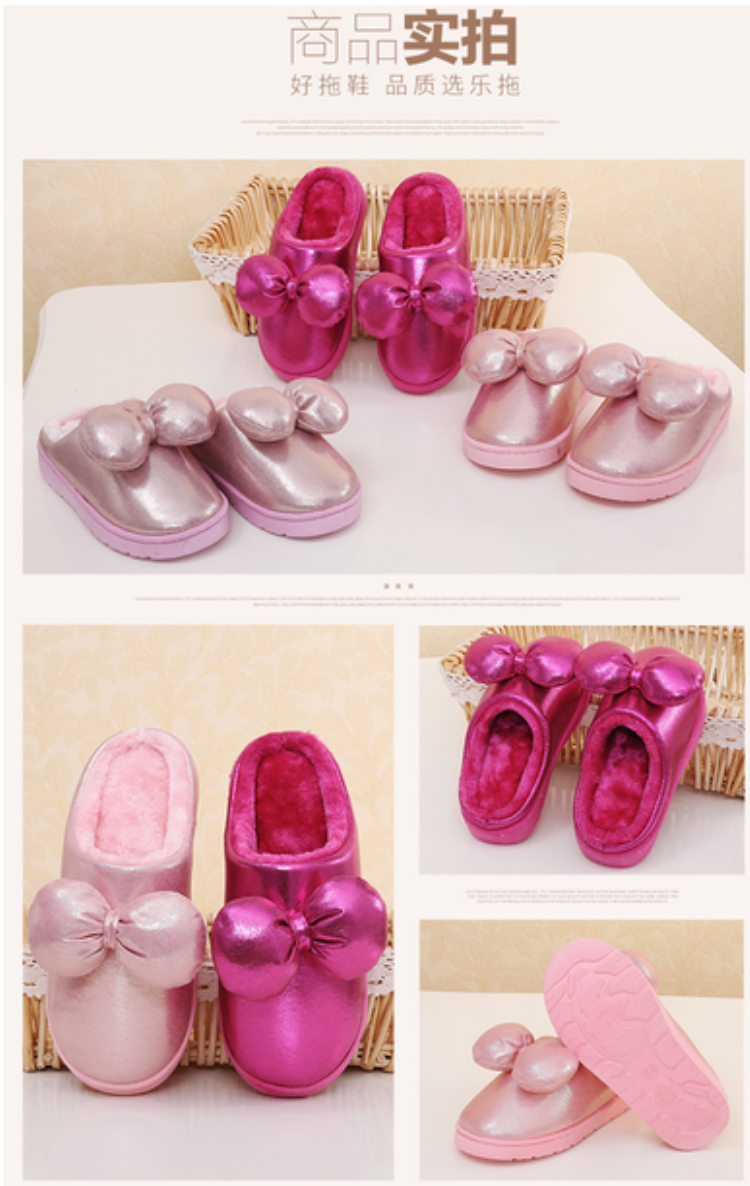 Pantoufles enfants en autre pour hiver - semelle caoutchouc naturel - Ref 1010649 Image 13