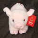 Pink piggy doll simulation piglet plush toy ຫມູໂຊກດີຫມອນງາມສໍາລັບເດັກຍິງນອນສຸດ