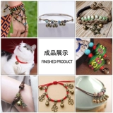 Медный колокольчик ручной работы, ретро бронзовая подвеска, аксессуар для волос, набор материалов, аксессуар для сумки, «сделай сам», домашний питомец