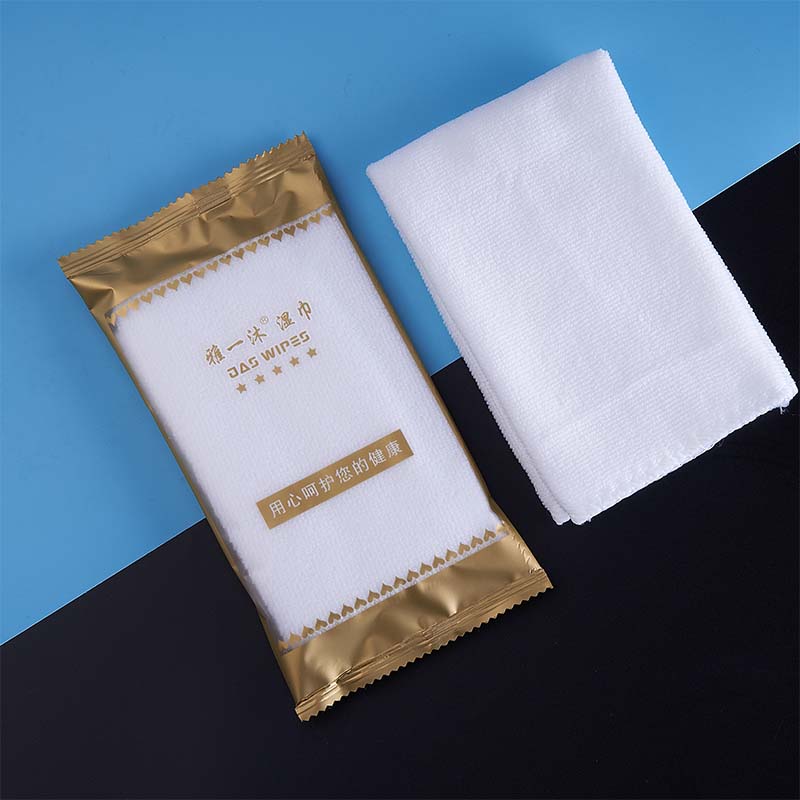 Wet Towel Hotel Catering Hall Hotel with disposable pure cotton custom-made custom-made logo to be sterilized wet towels