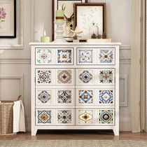 American country European style simple modern door shoe cabinet entrance hall Hall Hall partition storage bucket cabinet whole