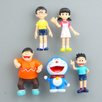 Creative three-dimensional cartoon blue fat refrigerator stickers tile refrigerator magnetic stickers home decoration tiles never go Magnetic