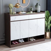 Shoe cabinet Home doorway lockers in door Hygnaise Cabinets Brief Modern Large Capacity Shoes Closet Solid Wood Color Multilayer Cabinets