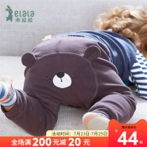 Yilala spring and Autumn baby pants fashion trousers Mens and womens casual Western style warm pants 0-3 years old