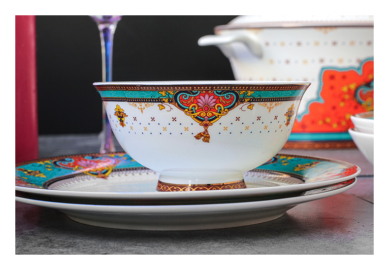 Thailand amorous feelings of ceramic tableware dishes dishes