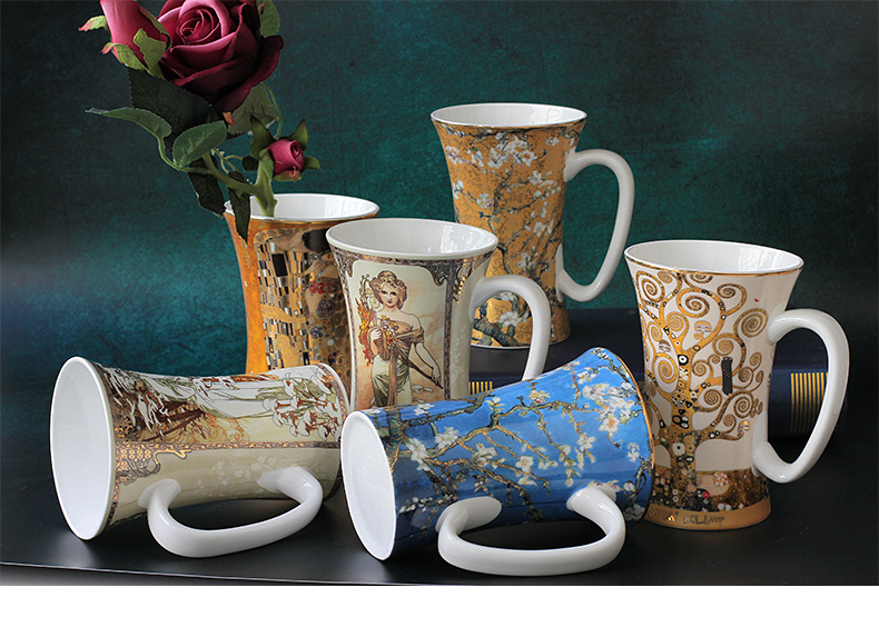 Export the Nordic Renaissance ipads China large mugs exquisite gift ideas glass ins coffee milk tea cup