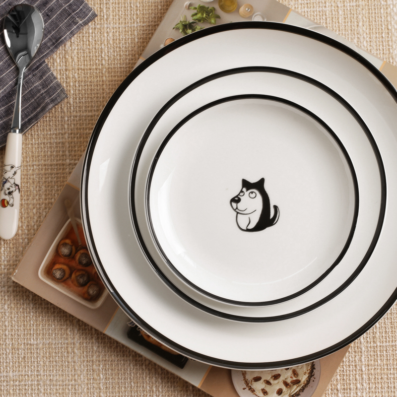 Creative household ipads porcelain tableware sauce dip/cake/cookies small plate disc ceramic snack plate ipads plate plate