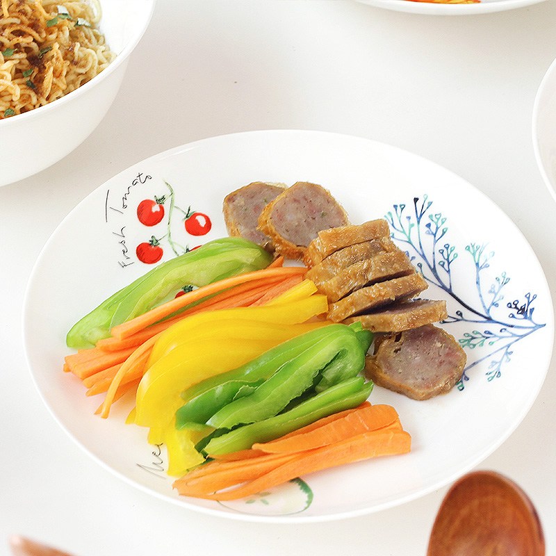 Ceramic tableware pasta steak plate of western dishes creative breakfast fruit dish dish dish tray plates