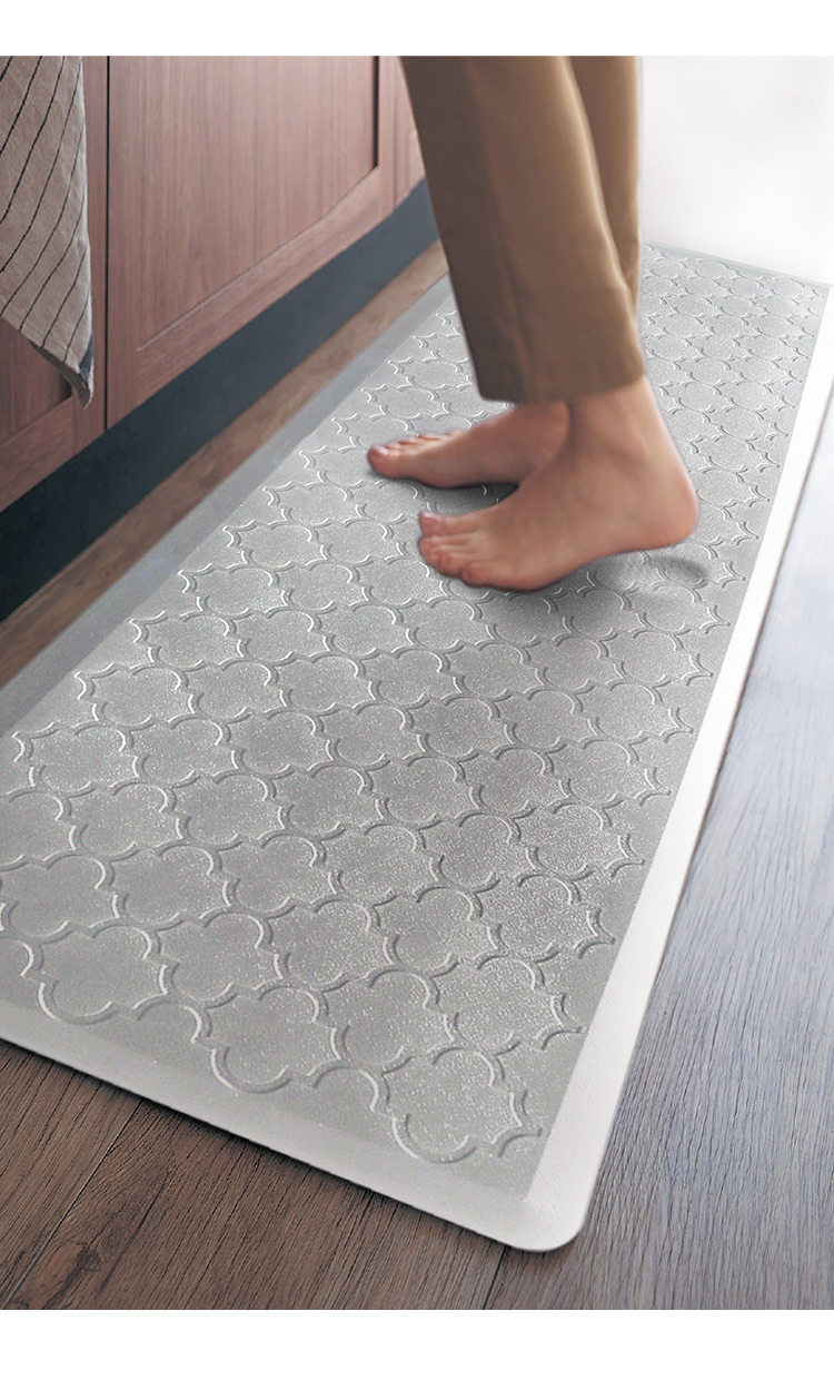 Neue Anti-Ermüdungs-Küchenmatte, rutschfeste, verdickte Bodenmatte aus PVC, wasserdichter Küchenteppich für Flur – Detail 13