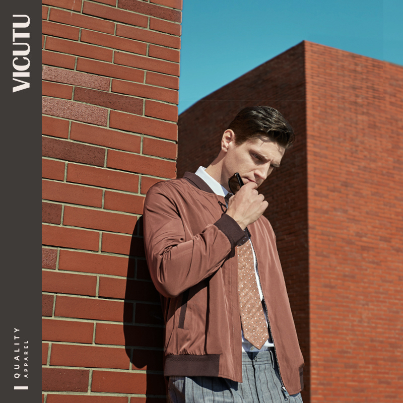 VICUTU weikedo jacket business Joker fashion baseball collar autumn and winter mall same coat men