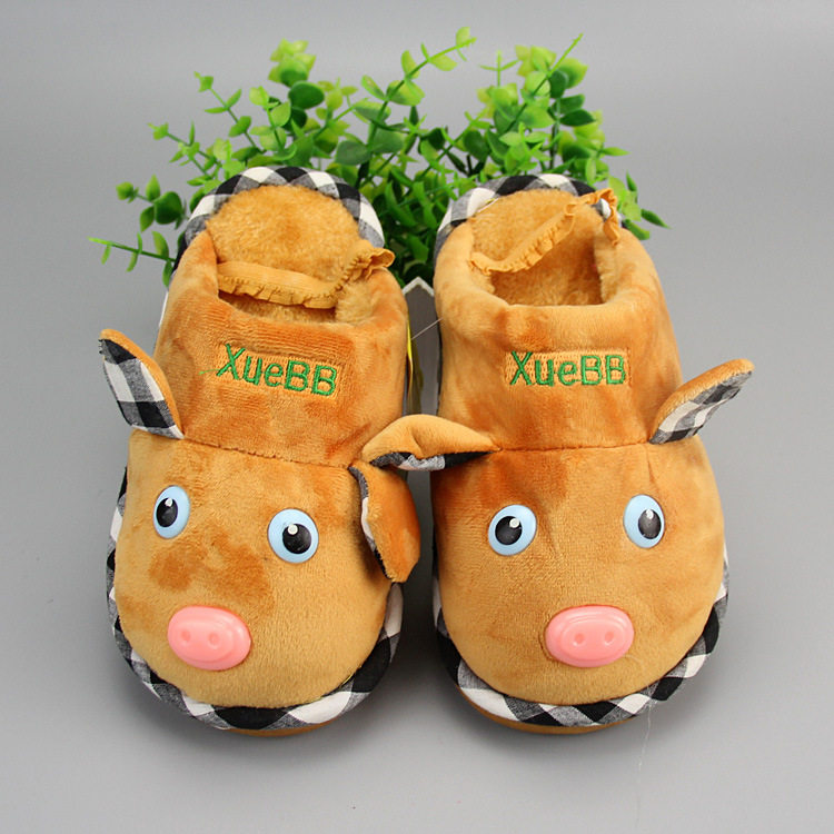 Pantoufles enfants en suède pour hiver - Ref 1020276 Image 52