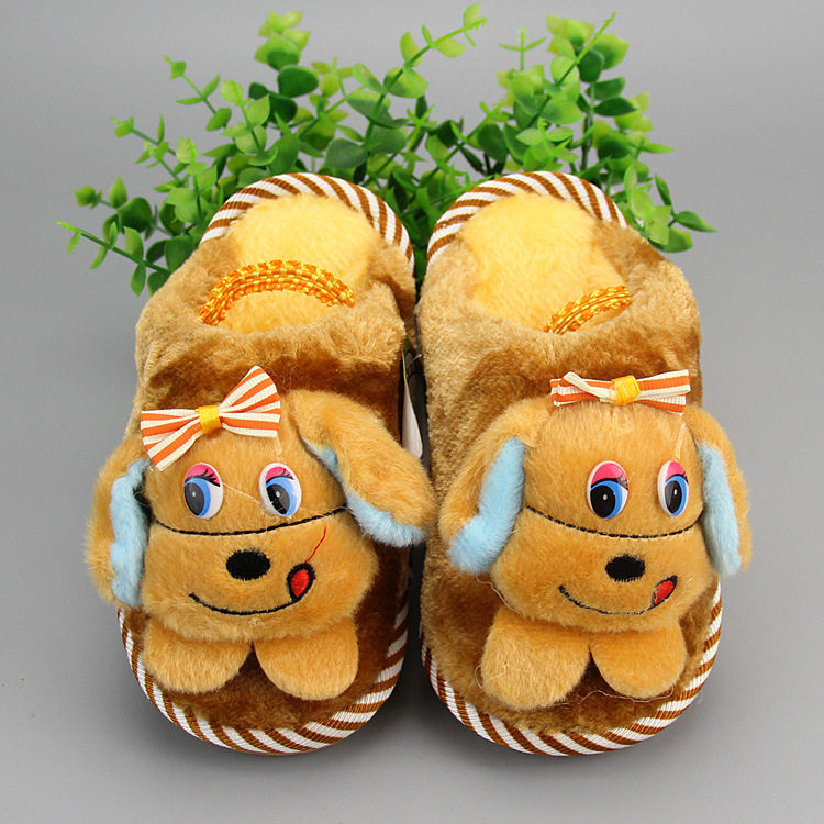 Pantoufles enfants en suède pour hiver - Ref 1020276 Image 27