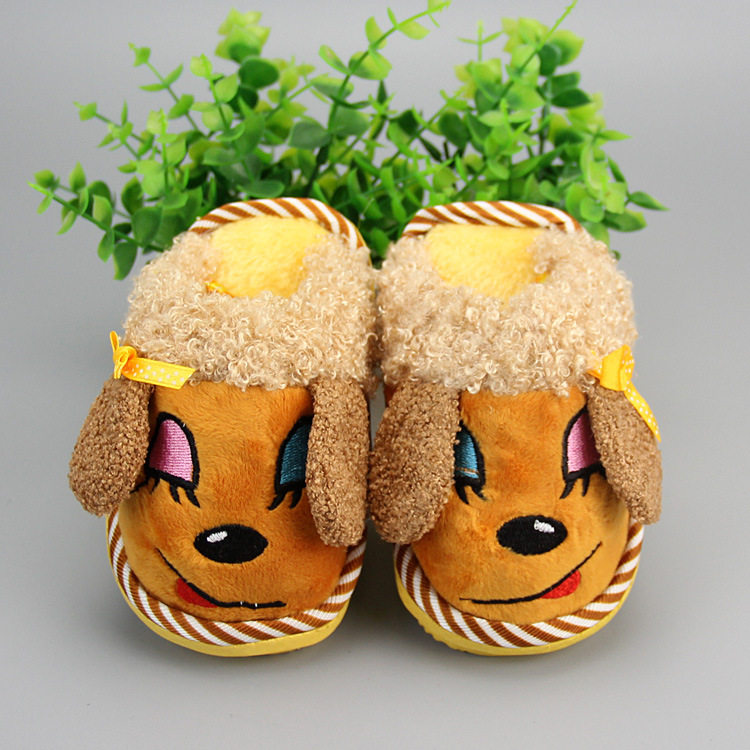 Pantoufles enfants en suède pour hiver - Ref 1020276 Image 18