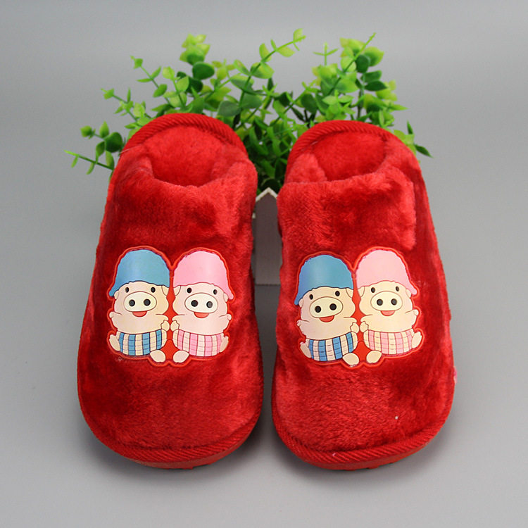 Pantoufles enfants en suède pour hiver - Ref 1020276 Image 50