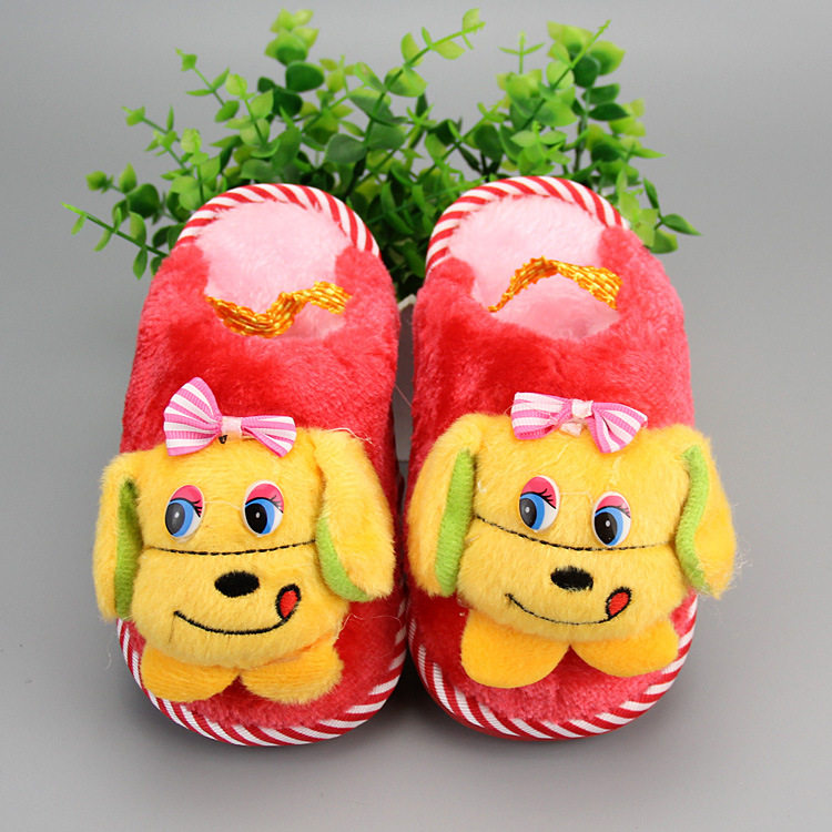 Pantoufles enfants en suède pour hiver - Ref 1020276 Image 24