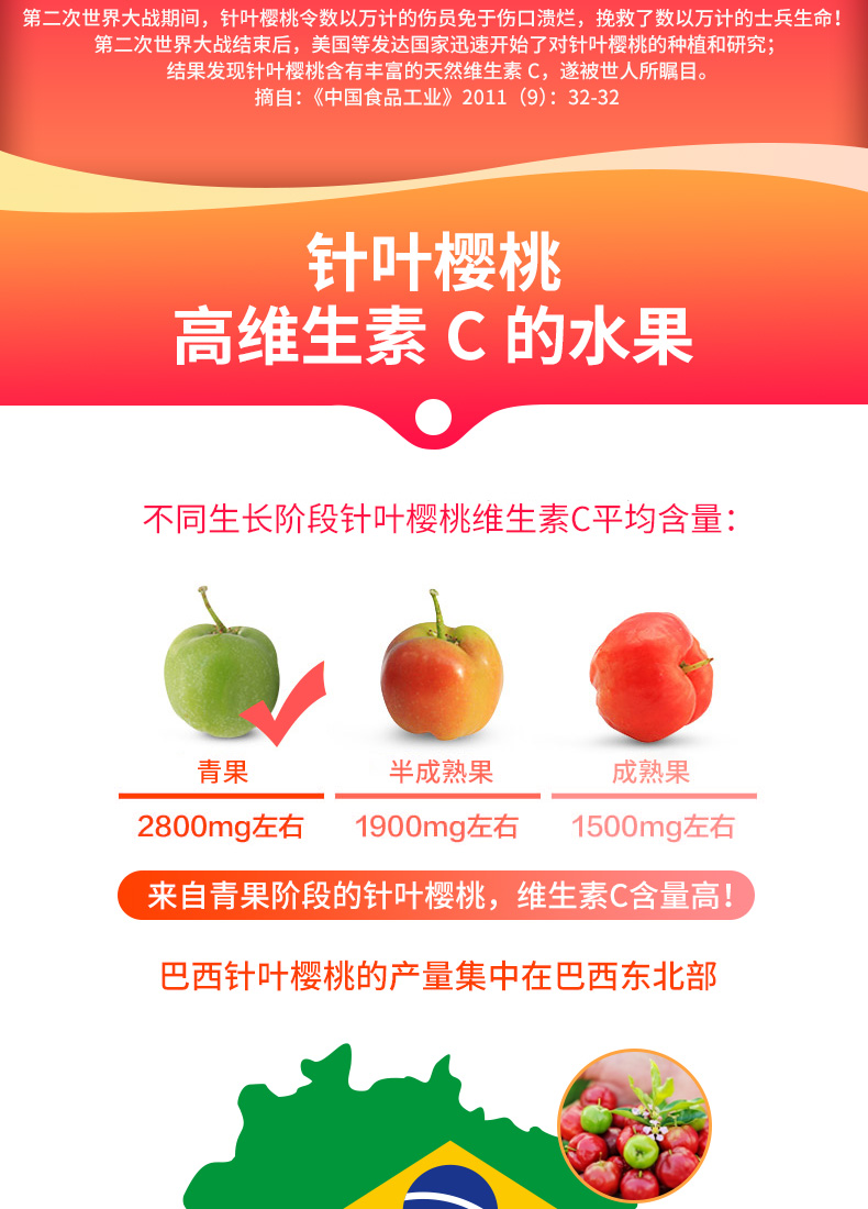 【拍一发三】御信堂维生素C咀嚼片