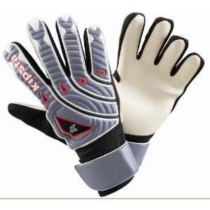 Play in the football goalkeeper's training gloves.