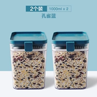 2 установленного павлина синего среднего числа 1000 мл