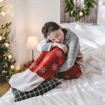 Ricoco Nordic ins Net red home explosive creative Christmas Stockings knitted sleeping bag big socks blanket blanket