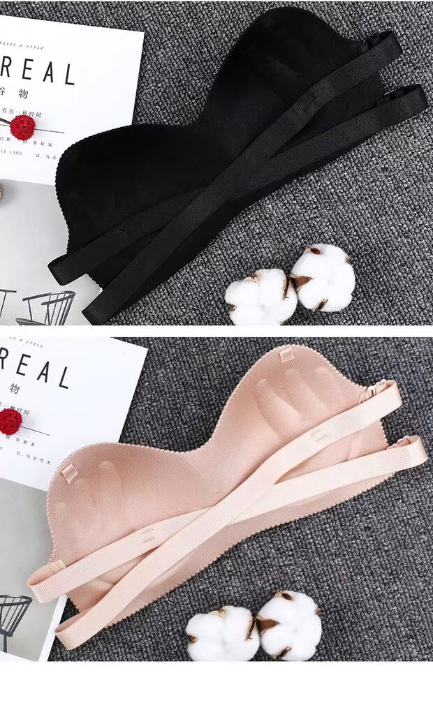 Quần lót quây vô hình lệch vai tụ tập chống trượt vào mùa hè ngực nhỏ và váy cưới xuyên ngực đẹp lưng ống bra đồ lót triumph