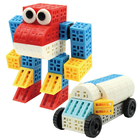 智力3d百变多功能儿童益智积木立体方块颗粒拼装5拼插玩具男孩6岁