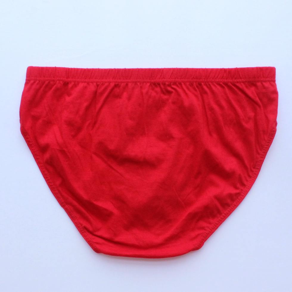Đồ lót tam giác nam màu đỏ mid-cotton cotton thấm mồ hôi thoáng khí chúc may mắn quần lót triumph thun lạnh