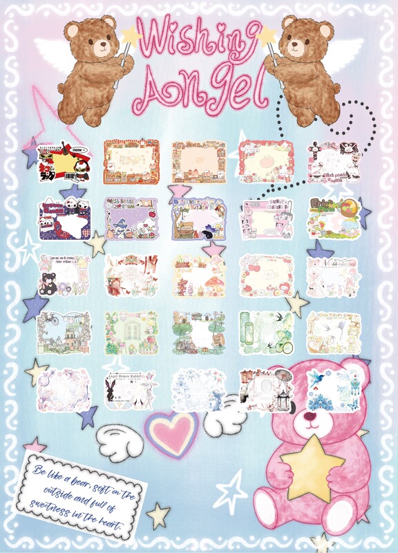 First-Time Exclusive Special-Shaped Cute and Beautiful Cartoon Japanese-Style Five-Proof Label Stickers, Thermal Paper Label Printing Paper Frame Stickers First-Time Exclusive Special-Shaped Cute and Beautiful Cartoon Japanese-Style Five-Proof Label Stickers, Thermal Paper Label Printing Paper Frame Stickers