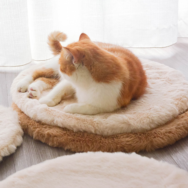 Imitation rabbit fur cushions kitty sleeping cushion cat winter warm cushion (can be matched with this store nest)