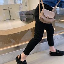 Brand girls wear long pants spring and autumn childrens clothing 2021 New Baby pants slim elastic leggings tide