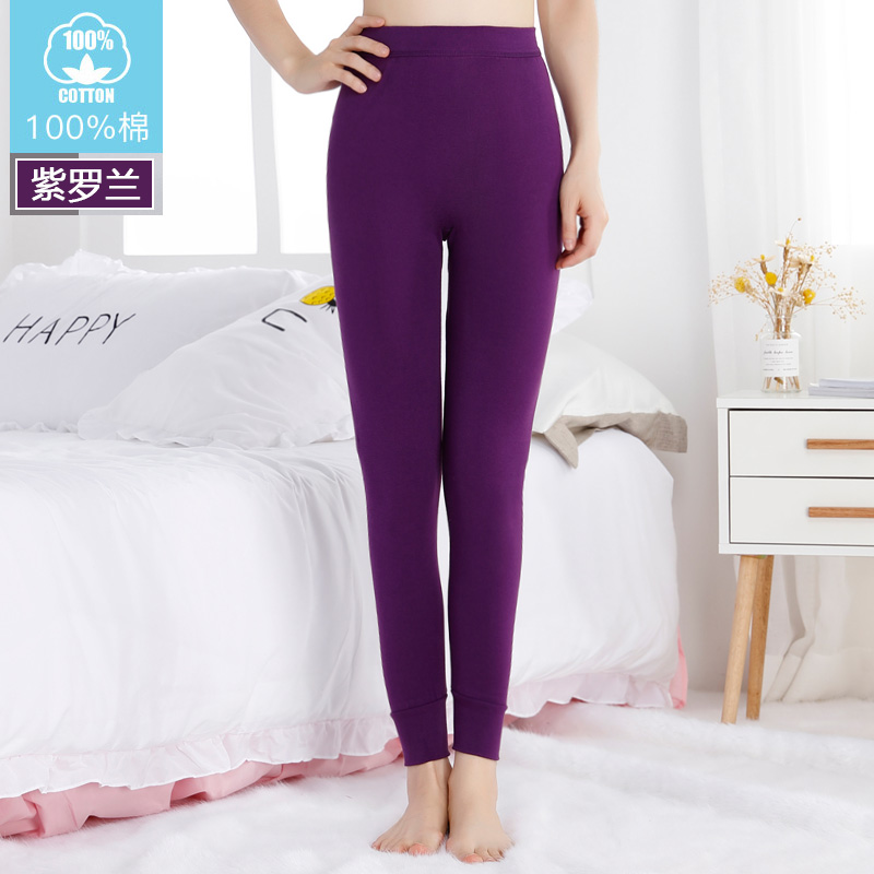 Hengyuan Xiangqiu quần bà mặc sinh viên quần cotton một mảnh quần dây xà cạp chặt chẽ ấm quần lót mùa thu đông.